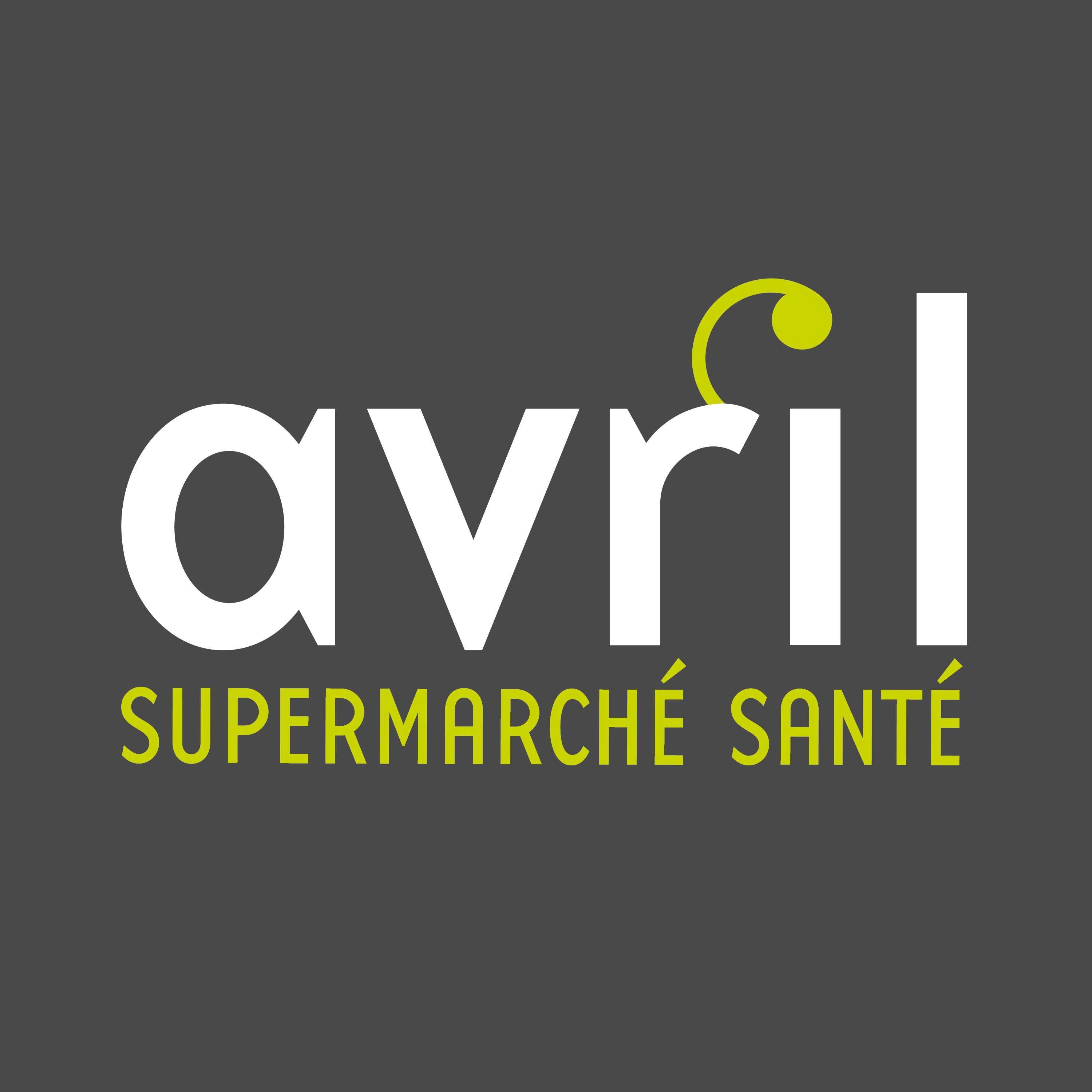 Signature of the health food store chain Avril Supermarché Santé.